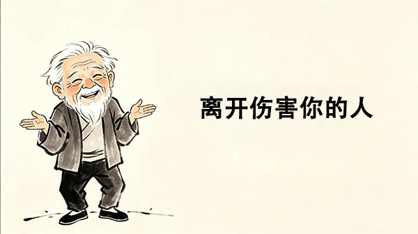 离开伤害你的人_洞医网