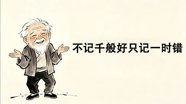 不记千般好只记一时错_洞医网